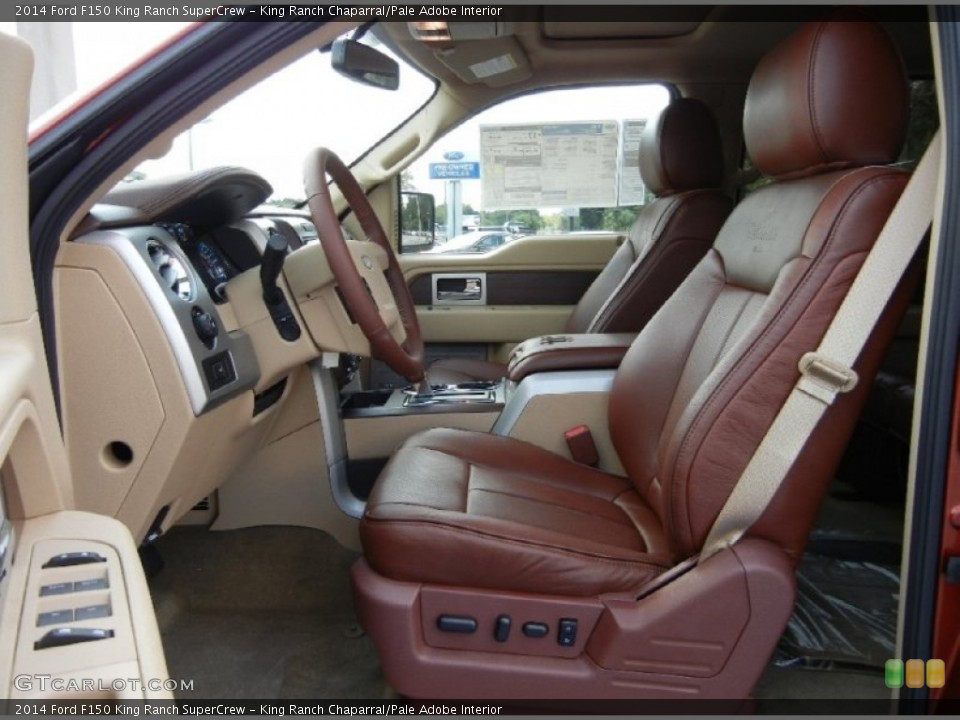 King Ranch Chaparral/Pale Adobe Interior Photo for the 2014 Ford F150 King Ranch SuperCrew #96161276