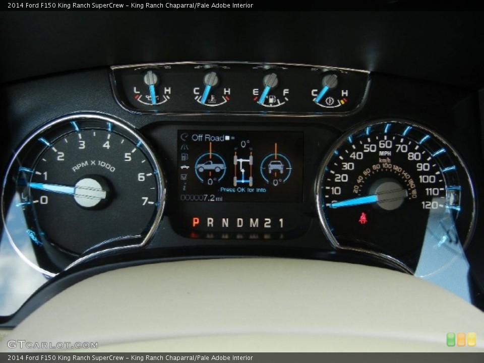 King Ranch Chaparral/Pale Adobe Interior Gauges for the 2014 Ford F150 King Ranch SuperCrew #96161364