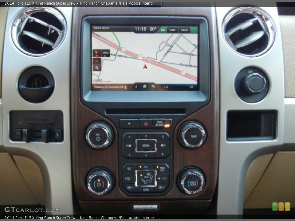 King Ranch Chaparral/Pale Adobe Interior Controls for the 2014 Ford F150 King Ranch SuperCrew #96161394