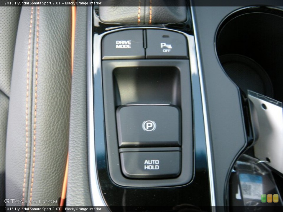 Black/Orange Interior Controls for the 2015 Hyundai Sonata Sport 2.0T #96167093