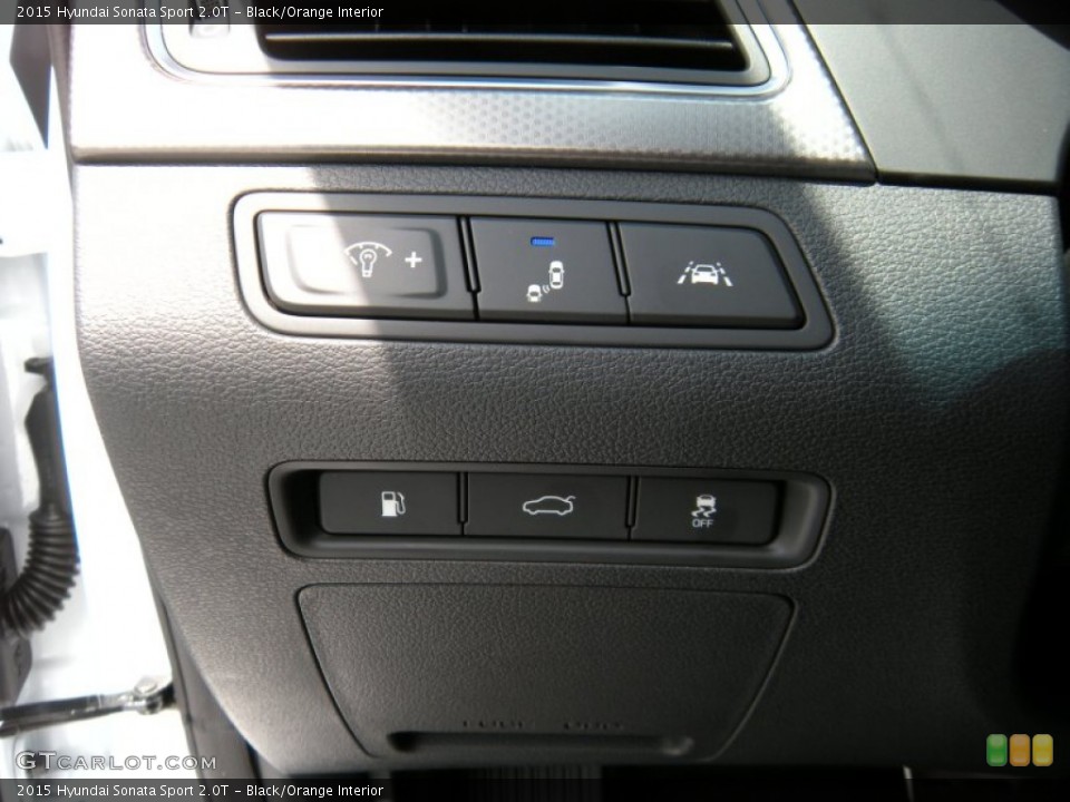 Black/Orange Interior Controls for the 2015 Hyundai Sonata Sport 2.0T #96167165