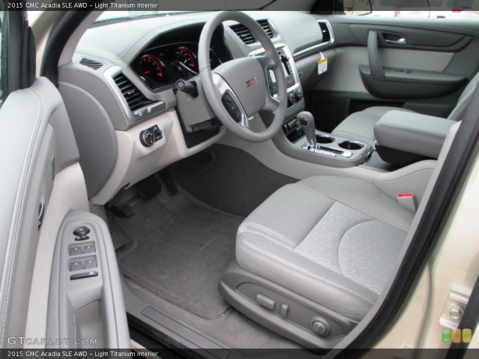 Light Titanium Interior Photo for the 2015 GMC Acadia SLE AWD #96169659
