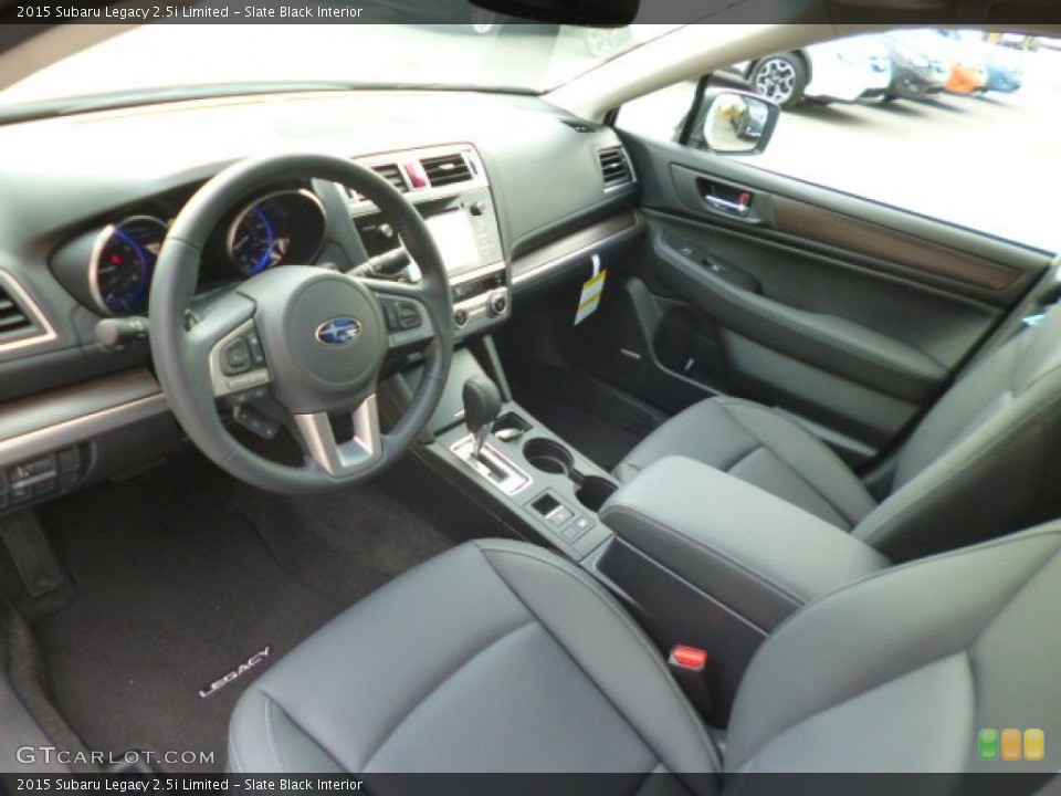 Slate Black Interior Photo For The 2015 Subaru Legacy 2 5i