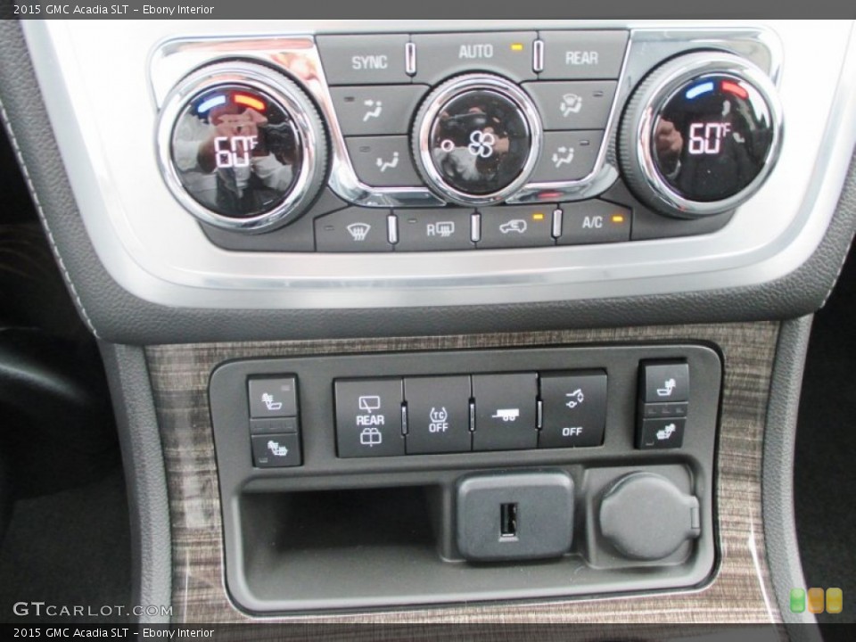 Ebony Interior Controls for the 2015 GMC Acadia SLT #96171422