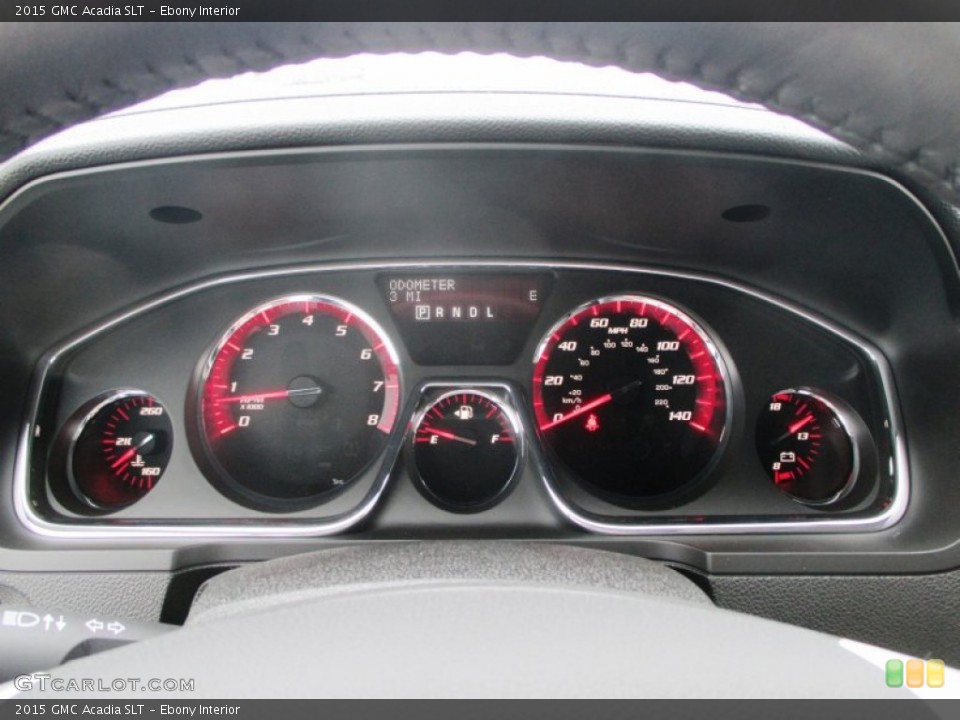Ebony Interior Gauges for the 2015 GMC Acadia SLT #96171533