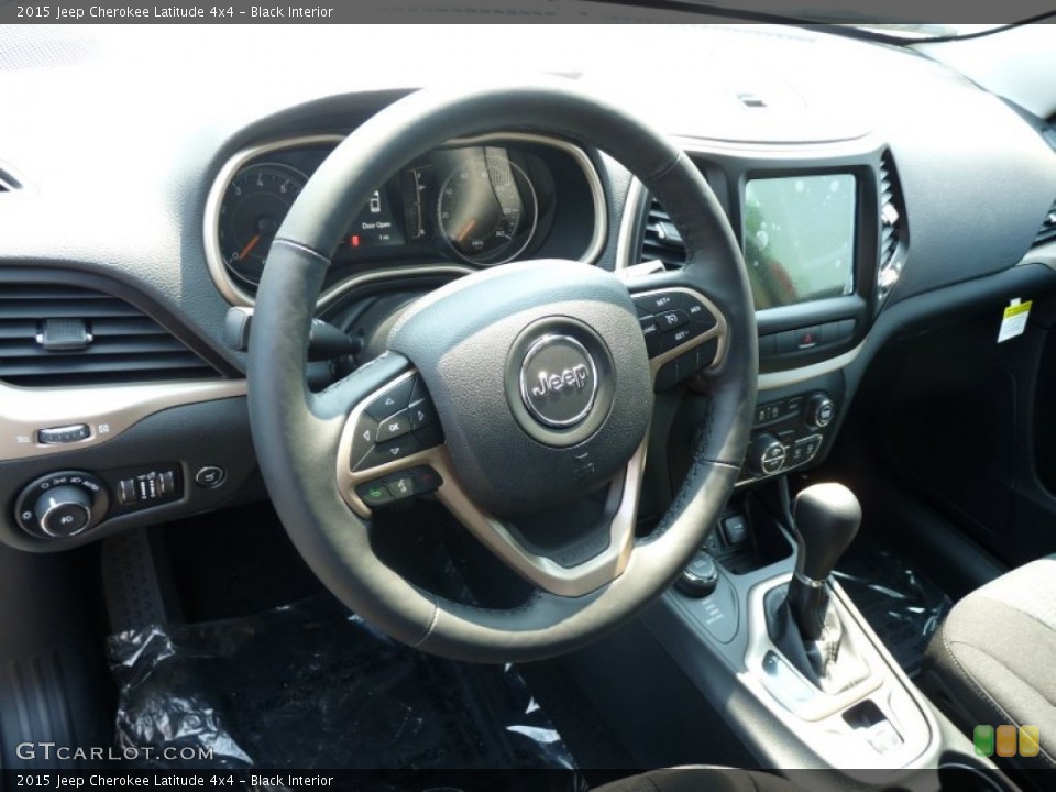Black Interior Dashboard for the 2015 Jeep Cherokee Latitude 4x4 #96185375