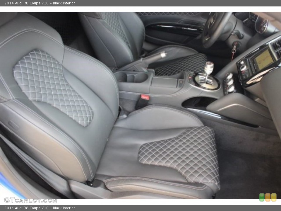 Black Interior Front Seat for the 2014 Audi R8 Coupe V10 #96196337