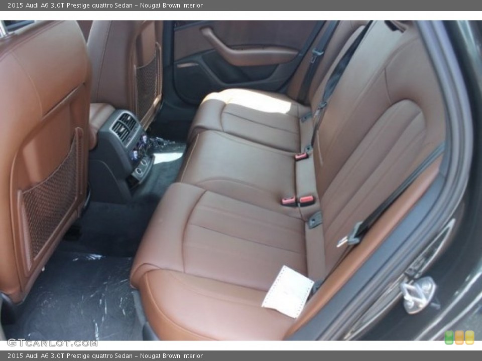 Nougat Brown Interior Rear Seat for the 2015 Audi A6 3.0T Prestige quattro Sedan #96198644