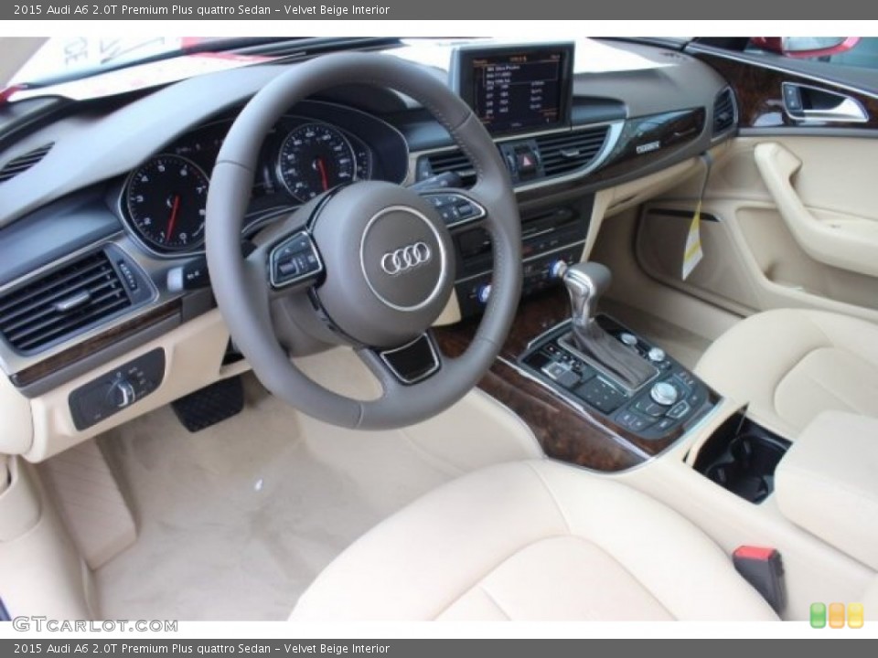 Velvet Beige Interior Photo for the 2015 Audi A6 2.0T Premium Plus quattro Sedan #96198710