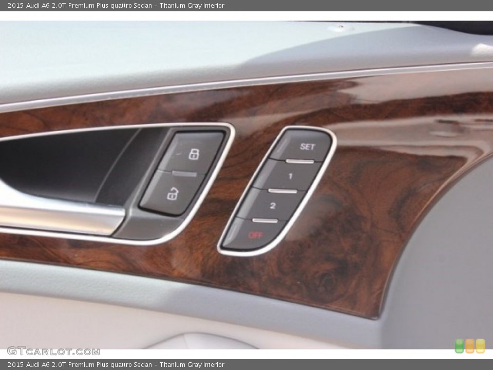 Titanium Gray Interior Controls for the 2015 Audi A6 2.0T Premium Plus quattro Sedan #96198935