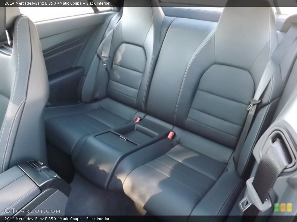 Black Interior Rear Seat for the 2014 Mercedes-Benz E 350 4Matic Coupe #96211775