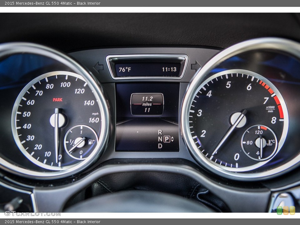 Black Interior Gauges for the 2015 Mercedes-Benz GL 550 4Matic #96220434