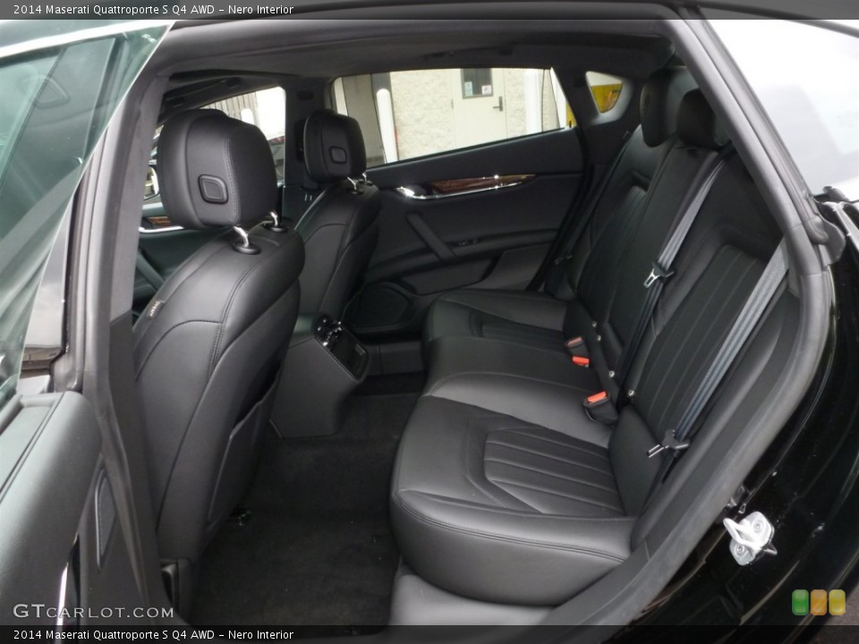 Nero Interior Rear Seat for the 2014 Maserati Quattroporte S Q4 AWD #96247518