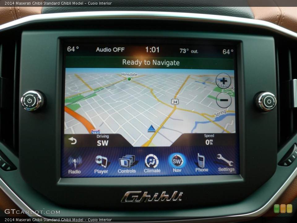 Cuoio Interior Navigation for the 2014 Maserati Ghibli  #96247872