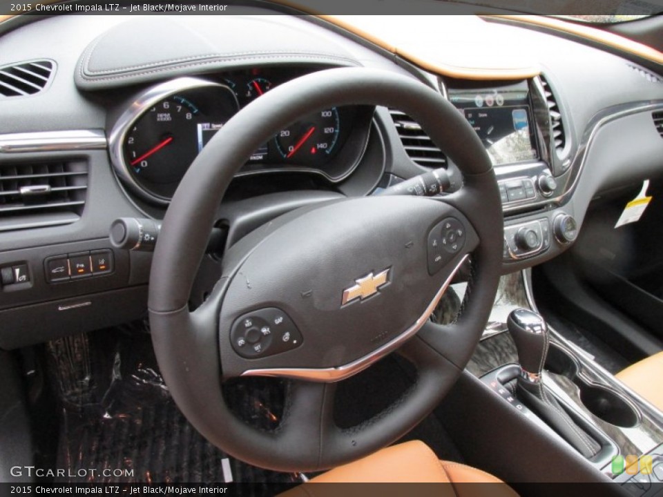 Jet Black/Mojave Interior Steering Wheel for the 2015 Chevrolet Impala LTZ #96251883