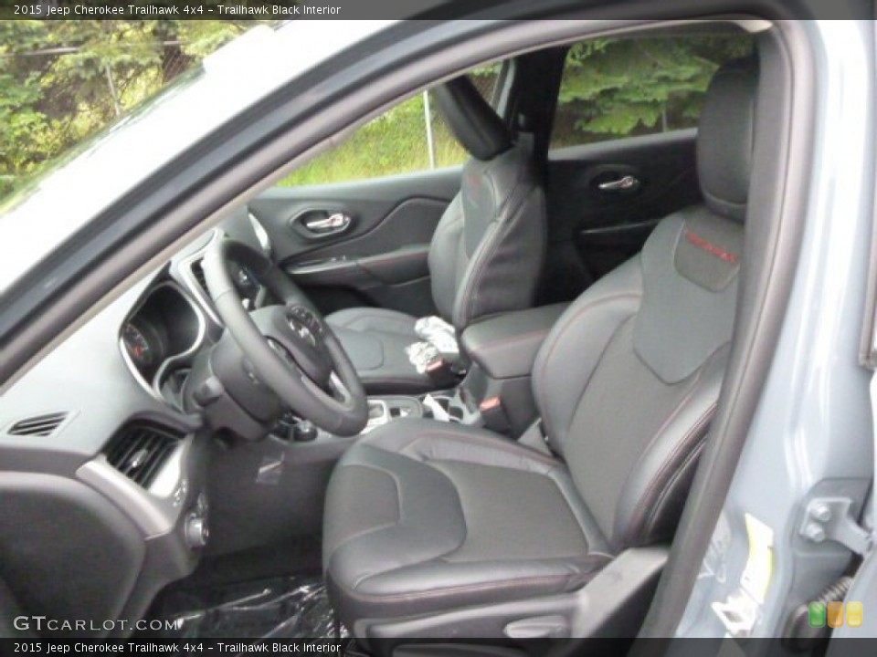 Trailhawk Black Interior Front Seat for the 2015 Jeep Cherokee Trailhawk 4x4 #96263151