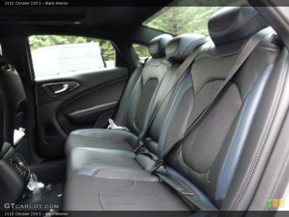 Black Interior Rear Seat for the 2015 Chrysler 200 S #96264100