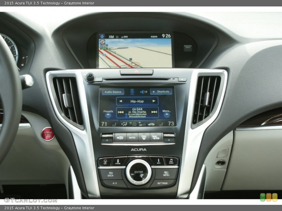 Graystone Interior Navigation for the 2015 Acura TLX 3.5 Technology #96274452