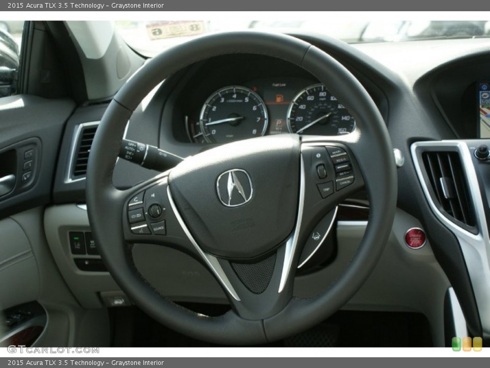 Graystone Interior Steering Wheel for the 2015 Acura TLX 3.5 Technology #96274470