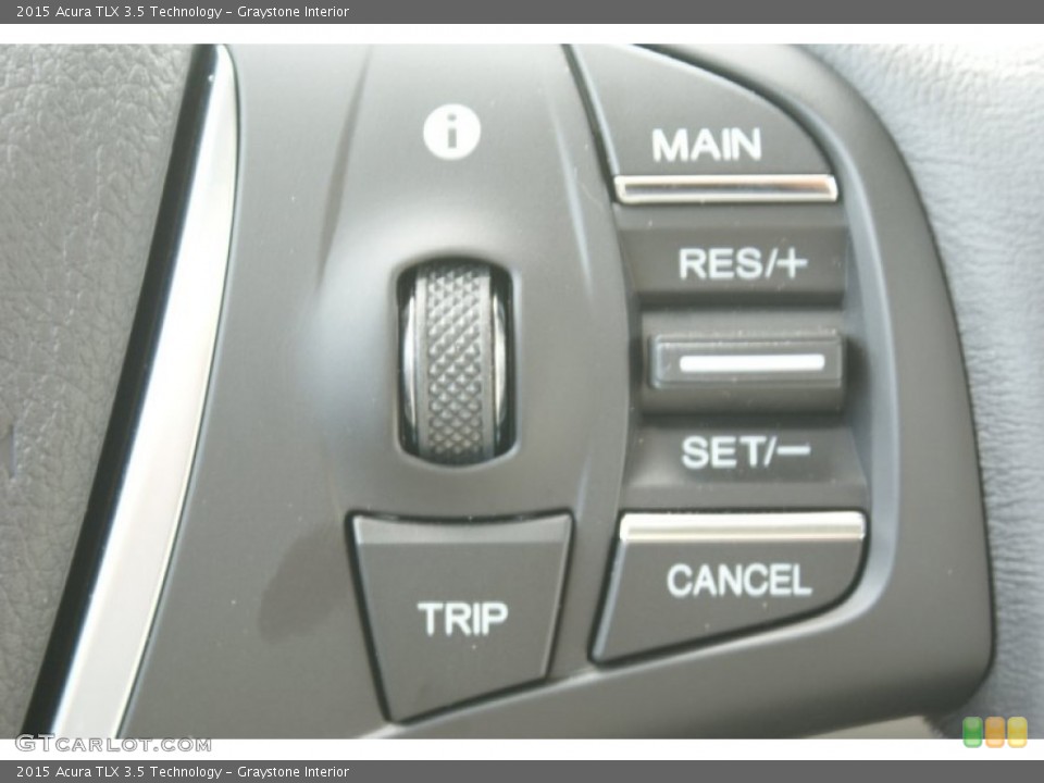 Graystone Interior Controls for the 2015 Acura TLX 3.5 Technology #96275199