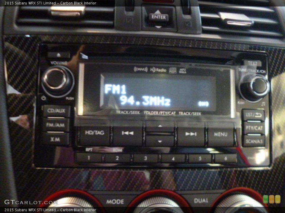 Carbon Black Interior Audio System for the 2015 Subaru WRX STI Limited #96275541