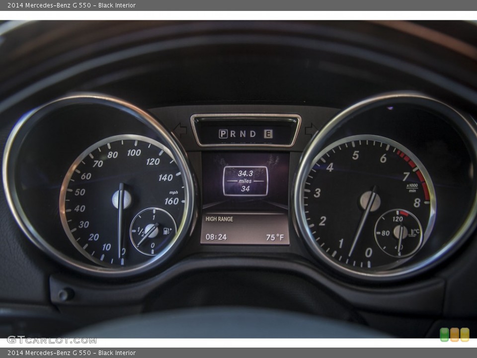 Black Interior Gauges for the 2014 Mercedes-Benz G 550 #96276489