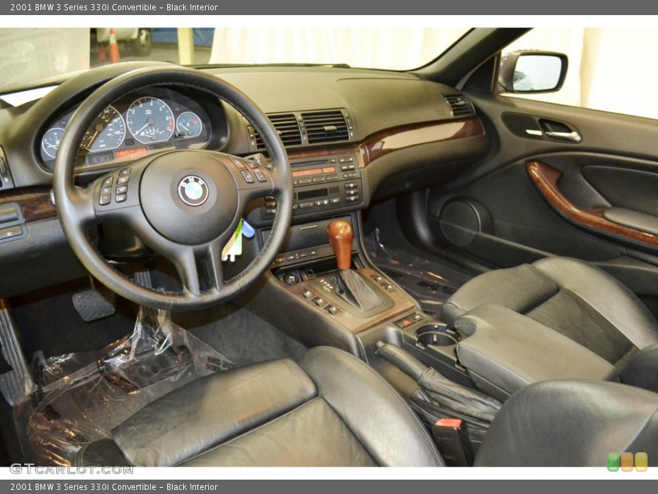 Black Interior Photo for the 2001 BMW 3 Series 330i Convertible #96279937