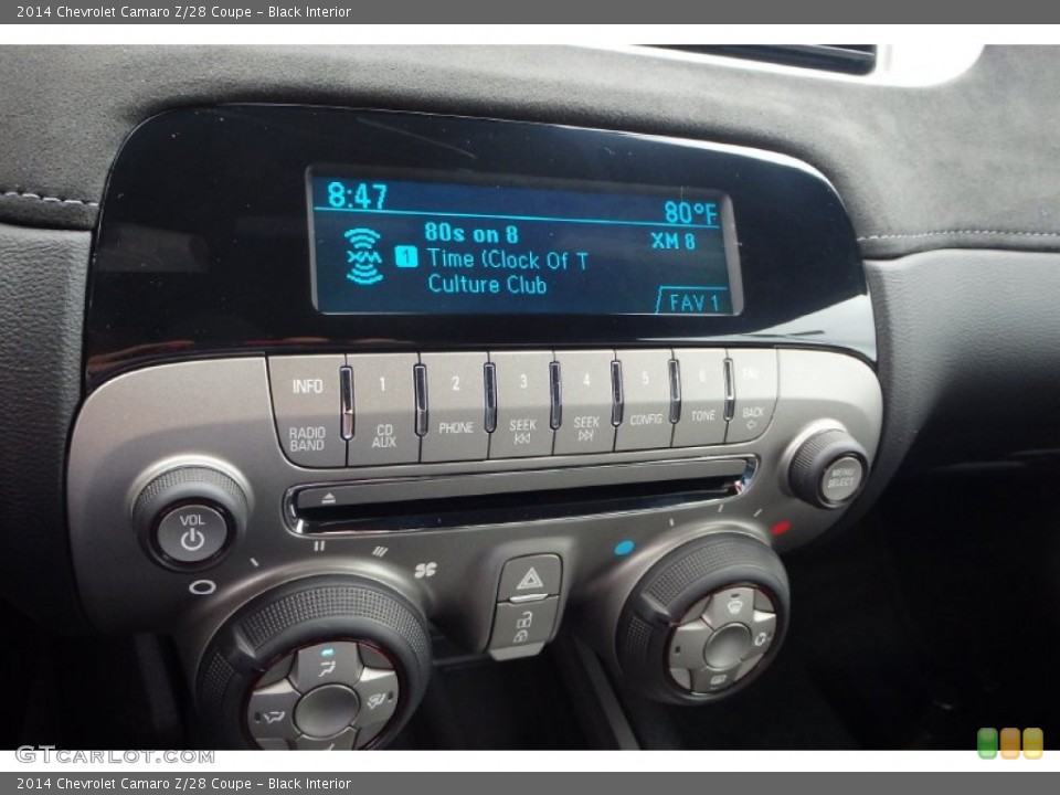Black Interior Controls for the 2014 Chevrolet Camaro Z/28 Coupe #96282837