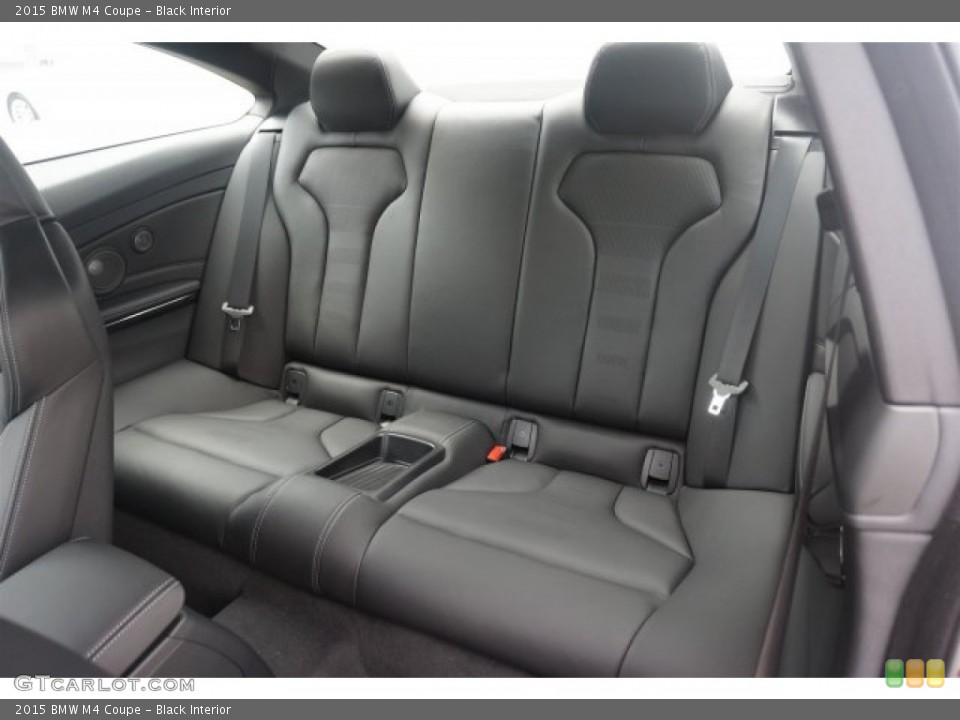 Black Interior Rear Seat for the 2015 BMW M4 Coupe #96284112