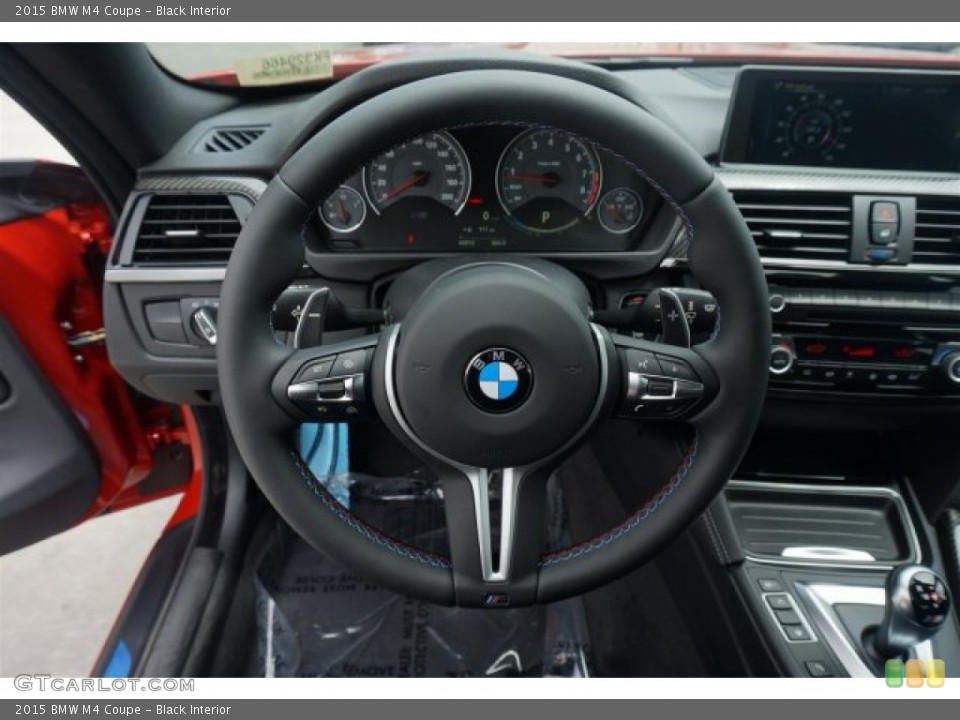Black Interior Steering Wheel for the 2015 BMW M4 Coupe #96284157