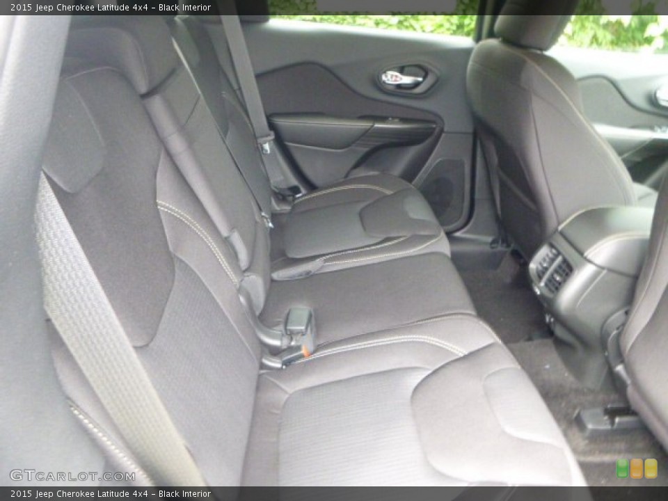 Black Interior Rear Seat for the 2015 Jeep Cherokee Latitude 4x4 #96284235