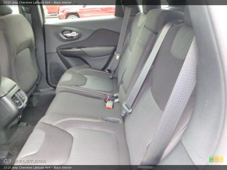 Black Interior Rear Seat for the 2015 Jeep Cherokee Latitude 4x4 #96284259