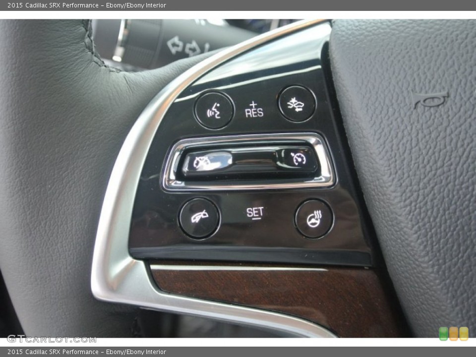 Ebony/Ebony Interior Controls for the 2015 Cadillac SRX Performance #96284943