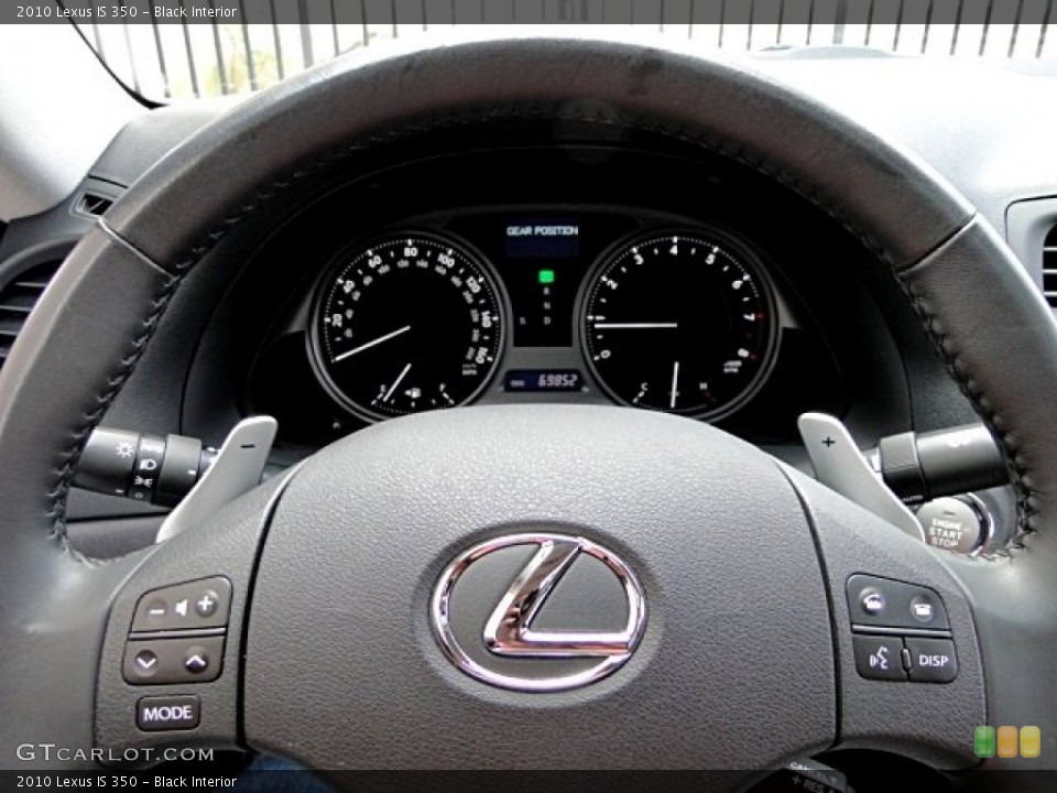 Black Interior Controls for the 2010 Lexus IS 350 #96288576