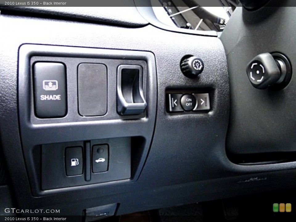 Black Interior Controls for the 2010 Lexus IS 350 #96288594