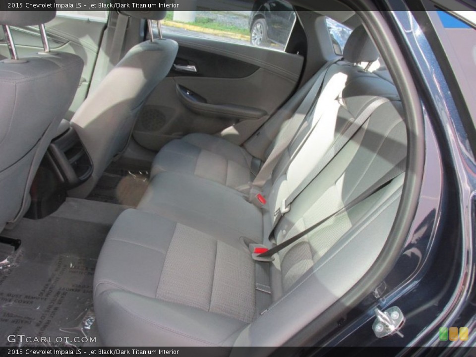 Jet Black/Dark Titanium Interior Rear Seat for the 2015 Chevrolet Impala LS #96291378
