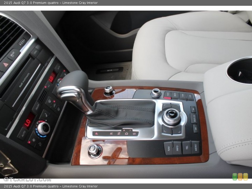 Limestone Gray Interior Transmission for the 2015 Audi Q7 3.0 Premium quattro #96292290