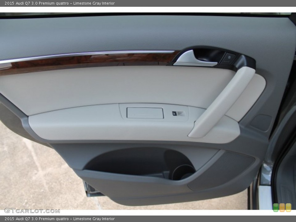 Limestone Gray Interior Door Panel for the 2015 Audi Q7 3.0 Premium quattro #96292470