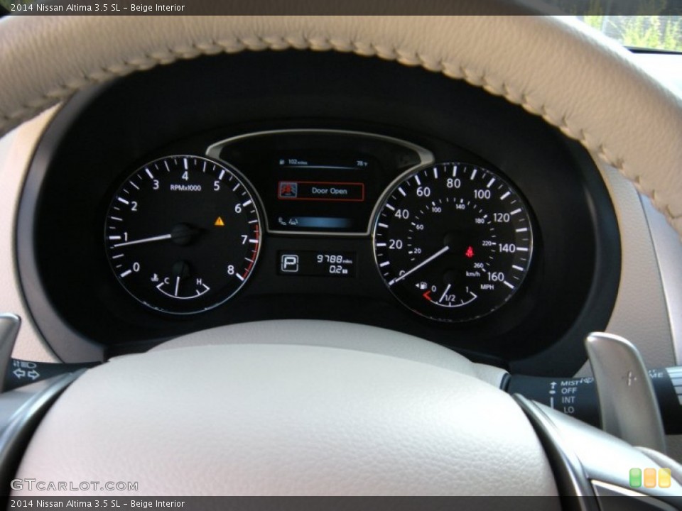 Beige Interior Gauges for the 2014 Nissan Altima 3.5 SL #96293247