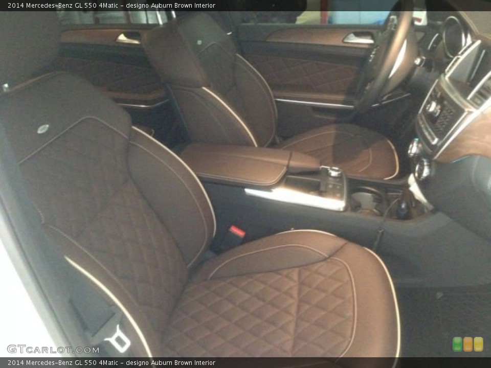 designo Auburn Brown Interior Front Seat for the 2014 Mercedes-Benz GL 550 4Matic #96295314