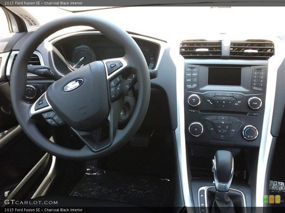 Charcoal Black Interior Dashboard for the 2015 Ford Fusion SE #96298221