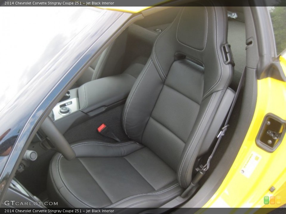 Jet Black Interior Front Seat for the 2014 Chevrolet Corvette Stingray Coupe Z51 #96298398