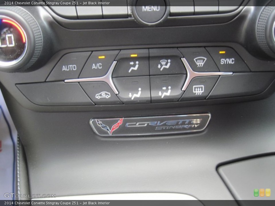 Jet Black Interior Controls for the 2014 Chevrolet Corvette Stingray Coupe Z51 #96298521