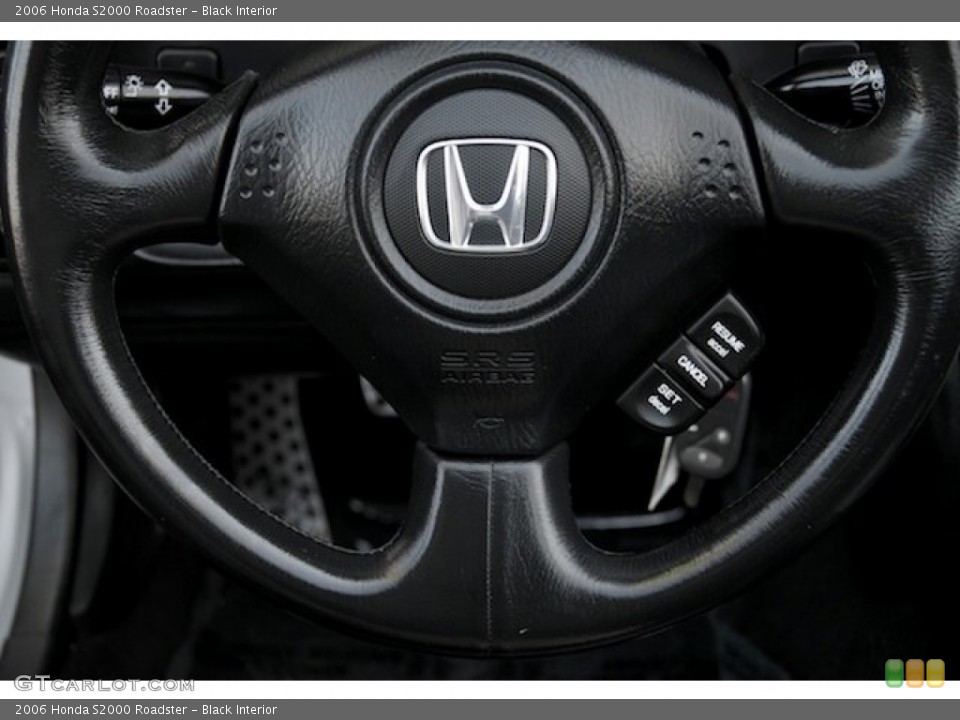 Black Interior Steering Wheel for the 2006 Honda S2000 Roadster #96303264