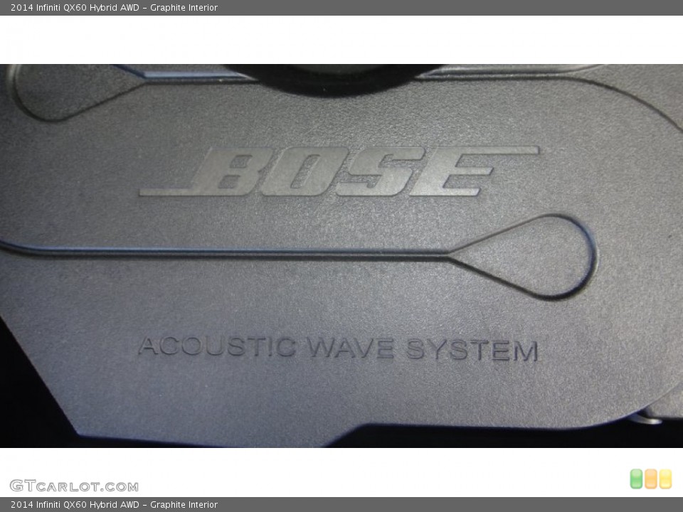 Graphite Interior Audio System for the 2014 Infiniti QX60 Hybrid AWD #96303657