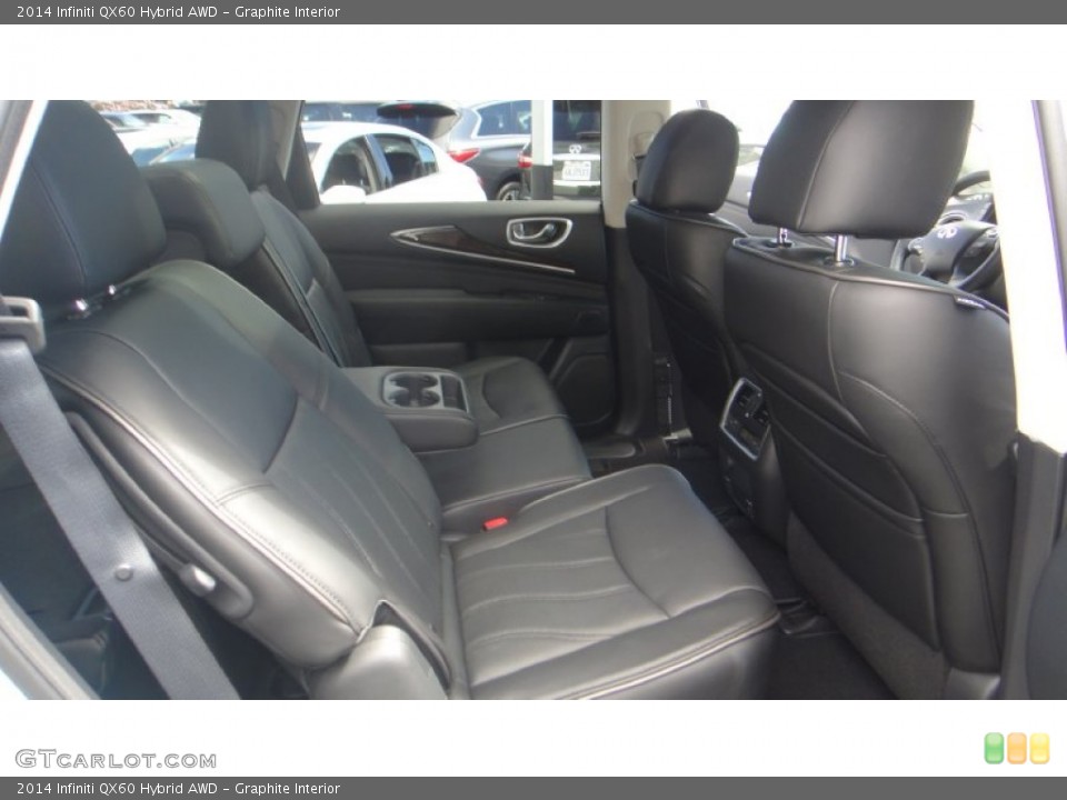 Graphite Interior Rear Seat for the 2014 Infiniti QX60 Hybrid AWD #96303699