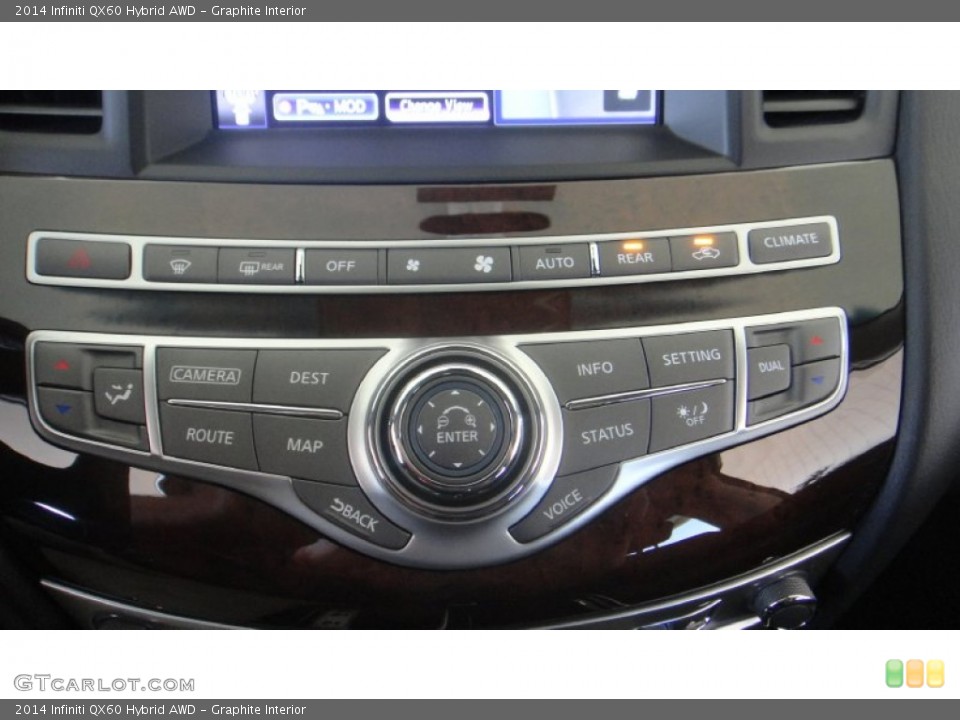Graphite Interior Controls for the 2014 Infiniti QX60 Hybrid AWD #96303834