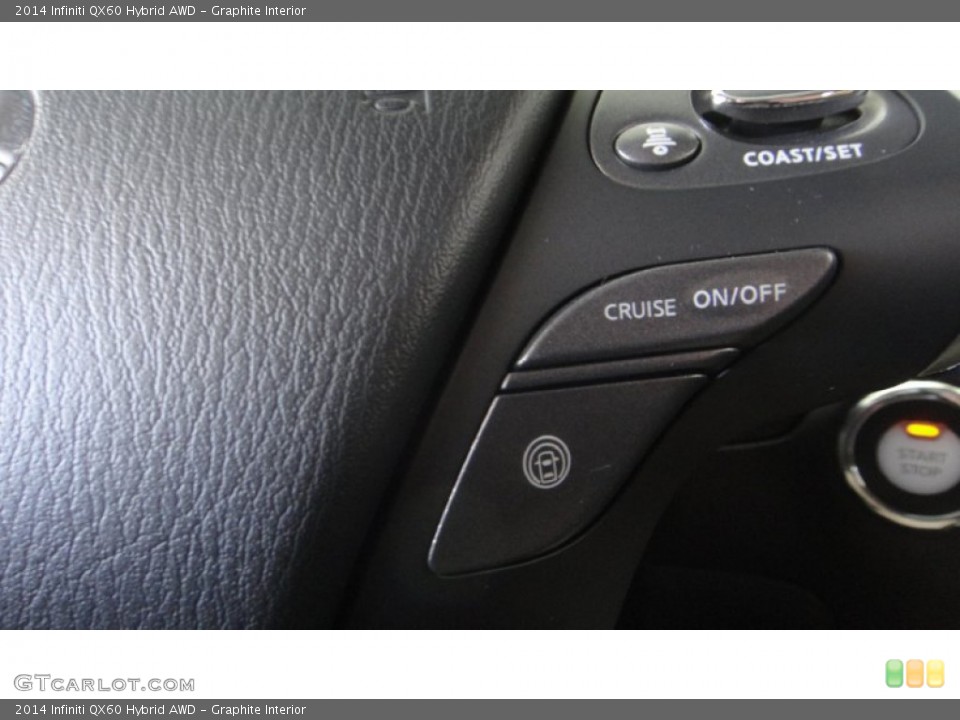 Graphite Interior Controls for the 2014 Infiniti QX60 Hybrid AWD #96303921