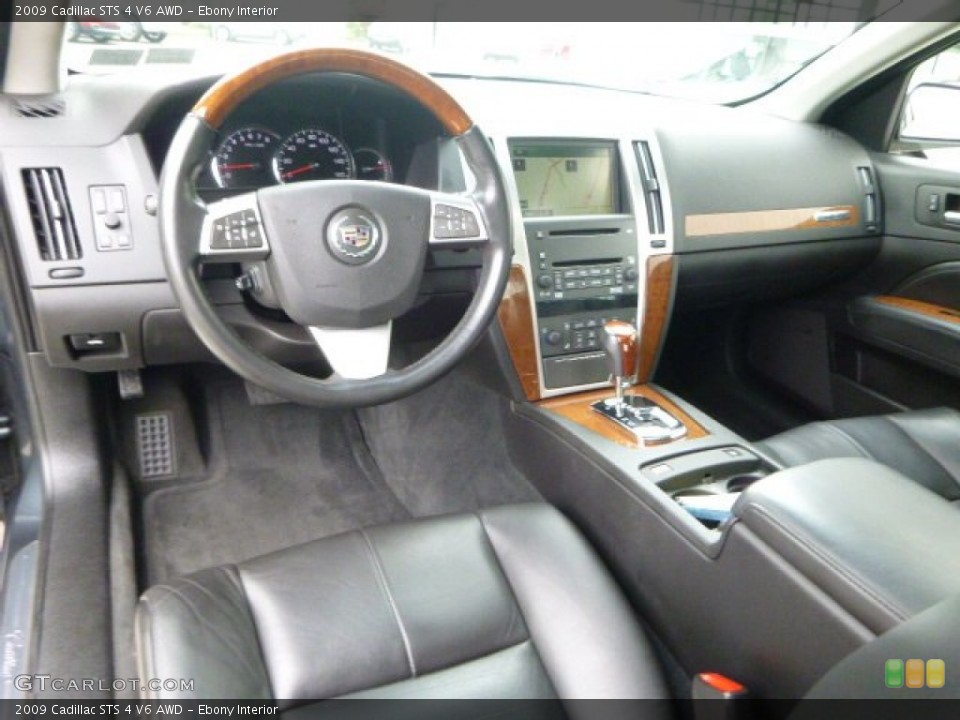 Ebony Interior Photo for the 2009 Cadillac STS 4 V6 AWD #96309294