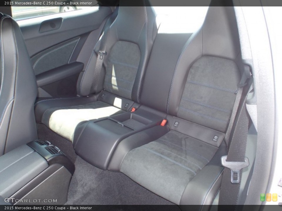 Black Interior Rear Seat for the 2015 Mercedes-Benz C 250 Coupe #96311781